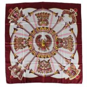 HERMÈS, EGYPTE, A SILK SCARF