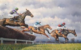 λ PETER CURLING (IRISH B. 1955), A MISTAKE BY THE LEADER