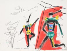 λ BRUCE MCLEAN (BRITISH B. 1944), STUDY FOR SOLDAT