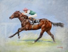 λ SUSAN CRAWFORD (BRITISH B. 1941), DANCING BRAVE, PAT EDDERY UP