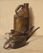 λ ELIOT HODGKIN (BRITISH 1905-1987), BRITISH RAILWAY OIL CANS