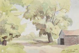 λ ELWIN HAWTHORNE (BRITISH 1905-1954), NEAR NAVESTOCK, ESSEX