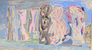 λ WILLIAM GEAR (BRITISH 1915-1997), PINK FIGURES