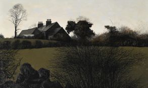 λ JACK SIMCOCK (BRITISH 1929-2012), HOUSE IN A LANDSCAPE