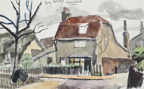 λ ELWIN HAWTHORNE (BRITISH 1905-1954), IVY COTTAGE, WANSTEAD