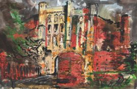 λ JOHN PIPER (BRITISH 1903-1992), THORNTON ABBEY GATEWAY (GATEHOUSE)