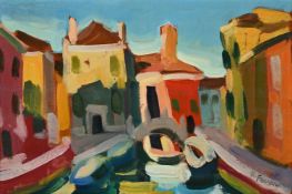 λ ROBERTO FERRUZZI (ITALIAN 1927-2010), RIO CHI S. VIO, VENEZIA