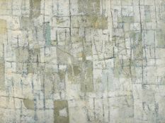 λ PATRICK VENTON (BRITISH 1925-1987), STUDIO TABLE STILL LIFE WITH JARS