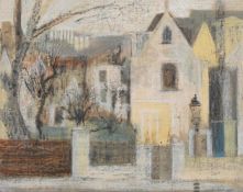 λ HUMPHREY SPENDER (BRITISH 1910-2005), HOUSES WITH LAMP POST
