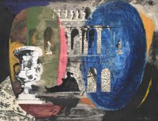 λ JOHN PIPER (BRITISH 1903-1992), PALAZZO IN VINCENZA, ITALY