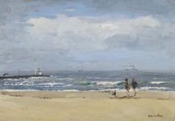 λ CAMPBELL ARCHIBALD MELLON (BRITISH 1876-1955), NOVEMBER, GORLESTON BEACH