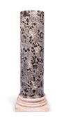 A 'GREEN BRECCIA' SCAGLIOLA PEDESTAL, EARLY 19TH CENTURY