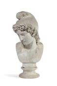 A PLASTER BUST OF PARIS, ITALIAN, 19TH CENTURY