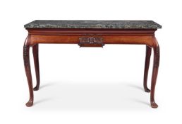 A CHINESE EXPORT PADOUK SIDE TABLE, CIRCA 1760