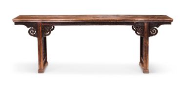 AN ELM ALTAR TABLE, CHINESE, 18TH/19TH CENTURY
