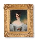 JAMES GODSELL MIDDLETON (BRITISH ACTIVE 1826-1872), PORTRAIT OF HELEN C. BARLOW