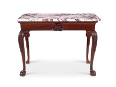 A GEORGE II MAHOGANY SIDE TABLE, CIRCA 1750