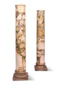 A PAIR OF BRECCIA MARBLE PEDESTALS, ITALIAN, 18TH CENTURY