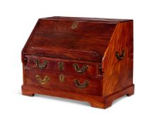 AN ANGLO-CHINESE PADOUK TABLE BUREAU, 18TH CENTURY