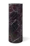 A ROSSO LEVANTO MARBLE PEDESTAL, 19TH CENTURY