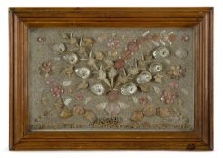 A SHELLWORK PICTURE, ENGLISH, 19TH CENTURY