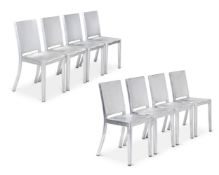 PHILIPPE STARCK (FRENCH, B. 1949) EIGHT 'HUDSON' CHAIRS; DESIGNED IN 2000; EARLY 21ST CENTURY