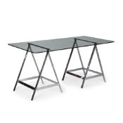 MODERN 'A' FRAME TABLE; SECOND HALF 20TH CENTURY