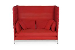 RONAN & ERWAN BOUROULLEC (FRENCH); 'ALCOVE' HIGH-BACK SOFA; MADE BY VITRA; DESIGNED 2006