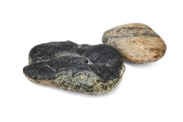 A large spinach-green jade boulder