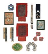 A group of assorted Chinese textiles