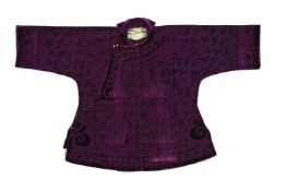 An unusual Chinese voided velvet jacket