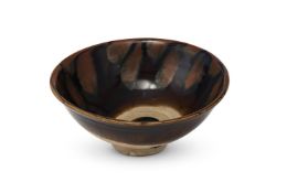 A Chinese Henan russet-splashed black glazed bowl