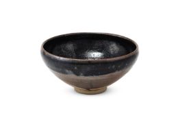 A large Chinese Shanxi black glazed 'yuteki temoku' bowl