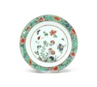 A Chinese Famille Verte dish