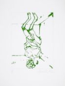 λ Georg Baselitz (b.1938) Serpentine (Green)