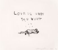 λ Tracey Emin (b.1963), Love is What You Want