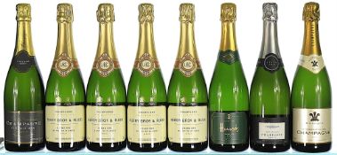 Mixed Lot of Vintage and Non Vintage Champagne from Historic Names