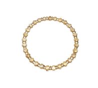 A 19TH CENTURY CITRINE RIVIERE