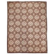 AN ENGLISH NEEDLEPOINT CARPET, LATE 19TH OR EARLY 20TH CENTURY