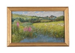 ARTHUR HUGHES (BRITISH 1832-1915), LANDSCAPE