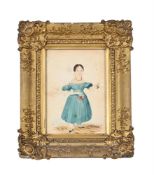 ENGLISH SCHOOL (LATE 19TH CENTURY), PORTRAIT OF A CHILD HOLDING CHERRIES AND A BASKET