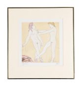 λ GIACOMO MANZU (ITALIAN 1908-1991), MANZU' E IL PALCOSCENICO