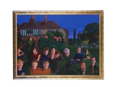 λ CHRISTOPHER PREWETT (BRITISH 20TH/21ST CENTURY), THE GARDEN PARTY