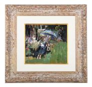 λ SHERREE VALENTINE-DAINES (BRITISH B.1959), IN THE GARDEN