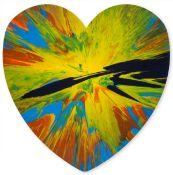 λ Damien Hirst (b.1965), Heart Spin Painting