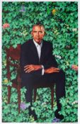 Kehinde Wiley (b. 1977) Barack Obama