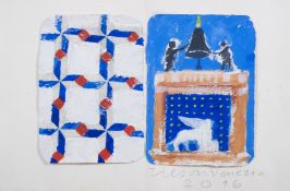 λ Joe Tilson (1928-2023) The Stones of Venice: Il Torre dell'Orologio Diptych