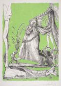 λ Salvador Dalí (1904-1989) Plate 11, from Les Songes drolatiques de Pantagruel (Field 73-7K; M&L …