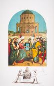 λ Salvador Dalí (1904-1989), Raphael: Le Mariage de la Vierge, from Changes in Great Masterpieces …
