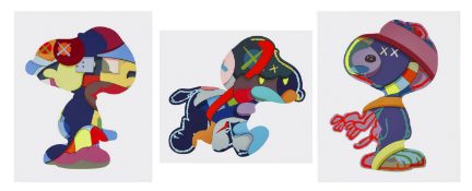 KAWS (b.1974) No One’s Home, Stay Steady, The Things That Comfort